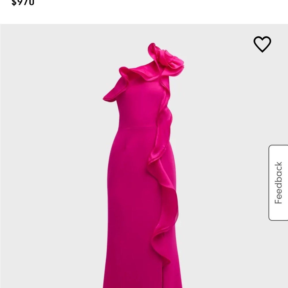 Beautiful Neiman Marcus exclusive Rickie Freeman for Teri Jon formal long dress.